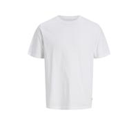 Jack & Jones T-Shirt Organic Basic O-Ausschnitt Bio-Baumwolle Weiß S
