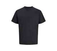 Rundhalsshirt JACK & JONES "JJEORGANIC RELAXED TEE SS O-NECK NOOS", Herren, Gr. S, schwarz, Jersey, Obermaterial: 100% Baumwolle, unifarben, relaxed fit normal, Rundhals, Shirts Rundhalsshirt, Baumwol