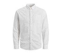 JACK&JONES - JJEOXFORD SHIRT LS NOOS white - Gr. - XXL