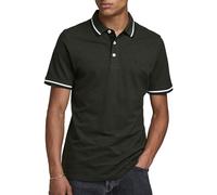 Jack & Jones Paulos Kurzarm-poloshirt L Forest Night / Detail Play 1 / Slim Fit