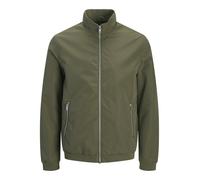 JACK&JONES - JJERUSH HARRINGTON BOMBER NOOS Dusty Olive - Gr. - M