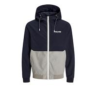 Jack & Jones Rush Jacke (Herstellerartikelnummer: 12200208-SkyCaptain/White/LightGreyMelangeBlocking-XL)