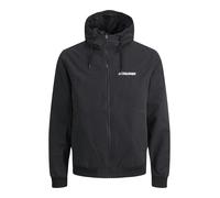 Jack & Jones Basic Logo Kapuzenjacke schwarz - S