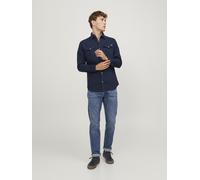 JACK&JONES - JJESHERIDAN SHIRT L/S NOOS Dark Navy - Gr. - L