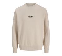 Jack & Jones Sweatshirt JJESOHO Crew Neck Noos Moonbeam Größe S