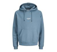 Jack & Jones Kapuzensweatshirt JJESOHO SWEAT HOOD 12278789 – Blue Mirage, 80% Baumwolle, Gr. M