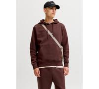 Jack & Jones "JJESOHO SWEAT HOOD NOOS", Baumwollmischung, relaxed fit (63971929-L) bitter chocolate