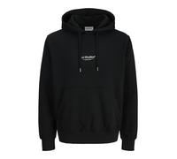 JACK&JONES - JJESOHO SWEAT HOOD NOOS Black - Gr. - L