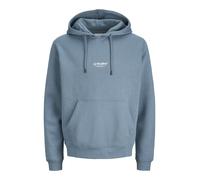 Jack & Jones Kapuzensweatshirt JJESOHO SWEAT HOOD 12278789 – Blue Mirage, 80% Baumwolle, Gr. M