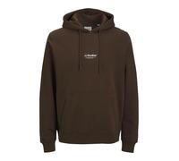 Kapuzensweatshirt JACK & JONES "JJESOHO SWEAT HOOD NOOS", Herren, Gr. S, delicioso, angeraute Sweatware, Obermaterial: 80% Baumwolle, 20% Polyester, bedruckt, relaxed fit, Rippbündchen, Sweatshirts, m