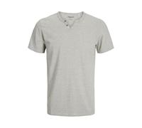 JACK & JONES JJESPLIT Neck Stripe Tee SS NOOS