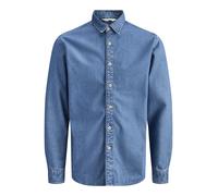 JACK&JONES - JJESTANLEY JJSHIRT AT 021 NOOS Blue Denim - Gr. - S