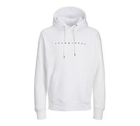 Jack & Jones Essential Logo Hoodie weiß - XXL