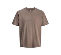 Jack & Jones Rundhalsshirt JJESTAR JJ TEE SS NOOS PLS Damen 3XL taillenbedeckt 100% Baumwolle falcon