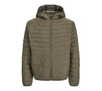 Jack & Jones Steppjacke mit Kapuze Modell 'ESTATE' in Taupe, Größe S