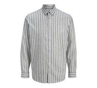 Jack & Jones Esummer Linen Blend Langarmhemd S Vetiver / Stripes