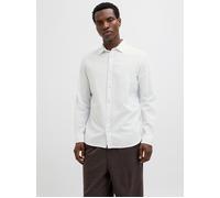 Jack & Jones "JJESUMMER SHIRT LS SN" mit Hemdkragen (68823802-XS) weiß