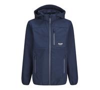 Softshelljacke JACK & JONES JUNIOR "JJTHEO wasserabweisend und pflegeleicht für Alltag", Jungen, Gr. 164, sky captain, Web, Obermaterial: 100% Polyester, unifarben, regular fit normal, eingefasste Kan
