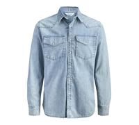 JACK&JONES - JJEWESTERN JJSHIRT AT 187 NOOS blue denim - Gr. - L