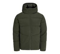 Jack & Jones Steppjacke mit Kapuze in Oliv, Größe L