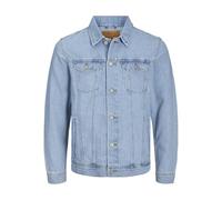 Jeansjacke JACK & JONES "JJIJEAN JJJACKET MF 023" Gr. L, blau (blue denim) Herren Jacken Übergangsjacken (70545800-L)