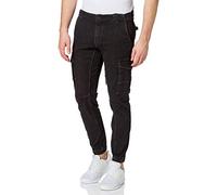JACK & JONES Herren Jjipaul Jjflake Akm 268 Sts Jeans, Black Denim, 34W 32L EU