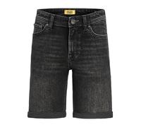 Shorts JACK & JONES JUNIOR "JJIRICK bequem mit mittlerer Taille für Jungen", Jungen, Gr. 176, N-Gr, schwarz denim pack:am 363, Web, Obermaterial: 98% Baumwolle, 2% Elasthan, Abriebeffekte, regular fit