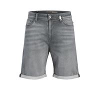 Jeansbermudas JACK & JONES "JJITONY JJASHER I.K SHORTS GE 731 SN", Herren, Gr. XL, N-Gr, grau denim, Denim/Jeans, Obermaterial: 44% Baumwolle, 28% Viskose, 27% Polyester, 1% Elasthan, leichte Abriebef