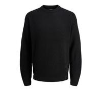 Jack & Jones Strickpullover Kaito – Rundhalsausschnitt – Schwarz Größe S