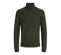 Jack & Jones Rollkragenpullover in Khaki - Größe S | Herren Plussize
