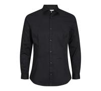 Jack & Jones JJPRPARMA Shirt L/S PLS Businesshemd 12264030,Black/Fit:Loose Fit,5XL