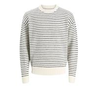 JACK & JONES Jjsoho Ollie Stripe Knit Crew Neck