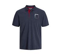 Jack & Jones Poloshirt in Dunkelblau - Größe S | Herren Plussize