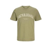 Jack & Jones Herren T-Shirt JORALMERIA BOLD BRANDING TEE SS CN – bedruckt, Baumwolle, Gr. S