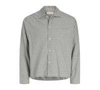JACK&JONES - JORAUSTIN CLEAN CHECK SHIRT LS SN Odyssey Gray - Gr. - XXL