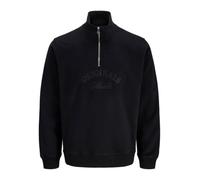JACK&JONES - JORBLEECKER BRANDING SWEAT HIGH NECK BF Black - Gr. - L