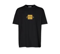 T-Shirt mit Label-Print Modell 'BOSTON' M men Black