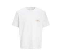 Jack & Jones - JORCANGGU SUMMER PICTURE TEE SS CN JNR bright white - Gr. - 128