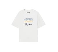 Jack & Jones - Bekleidung JORCANGGU TEE SS CREW NECK FST LN - Weiß - Größe M