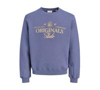 JACK&JONES - JORCHAMBERI TYPO SWEAT CREW NECK JNR Violett - Gr. - 164