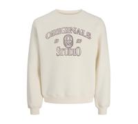 JACK&JONES - JORCHAMBERI TYPO SWEAT CREW NECK JNR Weiß - Gr. - 140