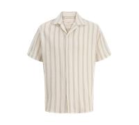Jack & Jones Coba Striped Resort Kurzarmhemd S Antique White / Stripes Stripes
