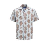 JACK&JONES - JORHYDRA NOTO SHIRT SS LN skyway - Gr. - S