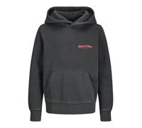 JACK&JONES - JORINWOOD WASH SWEAT HOOD JNR black - Gr. - 140