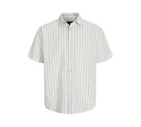 JACK&JONES - JORJOSHUA CANGGU STRIPE SHIRT SS cloud dancer - Gr. - XXL