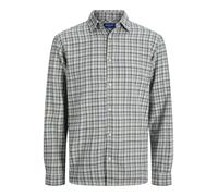 JACK&JONES - JORJOSHUA FLANNEL CHECK SHIRT LS LN skyway - Gr. - M