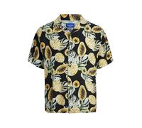 Jack & Jones - JORLUKE TAMPA AOP SHIRT SS JNR black - Gr. - 176