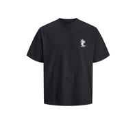 JACK&JONES - JORMAINE BACK TEE SS CREW NECK SN Black - Gr. - L