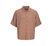 JACK&JONES - JORMARSHALL ISLINGTON AOP SHIRT SS SN arabian spice - Gr. - S