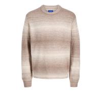 JACK & JONES JORMEADOWS KNIT SPACE DYE CREW NECK Herren | MOCHA MERINGUE | XL